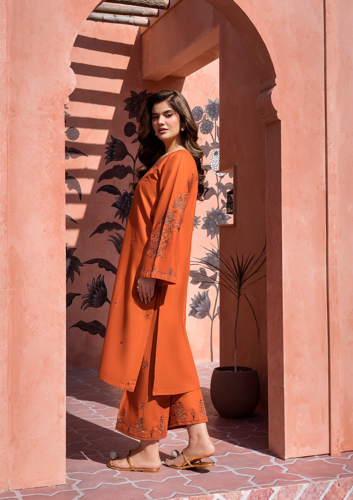 EMBROIDERED COTTON BT006686-RST
