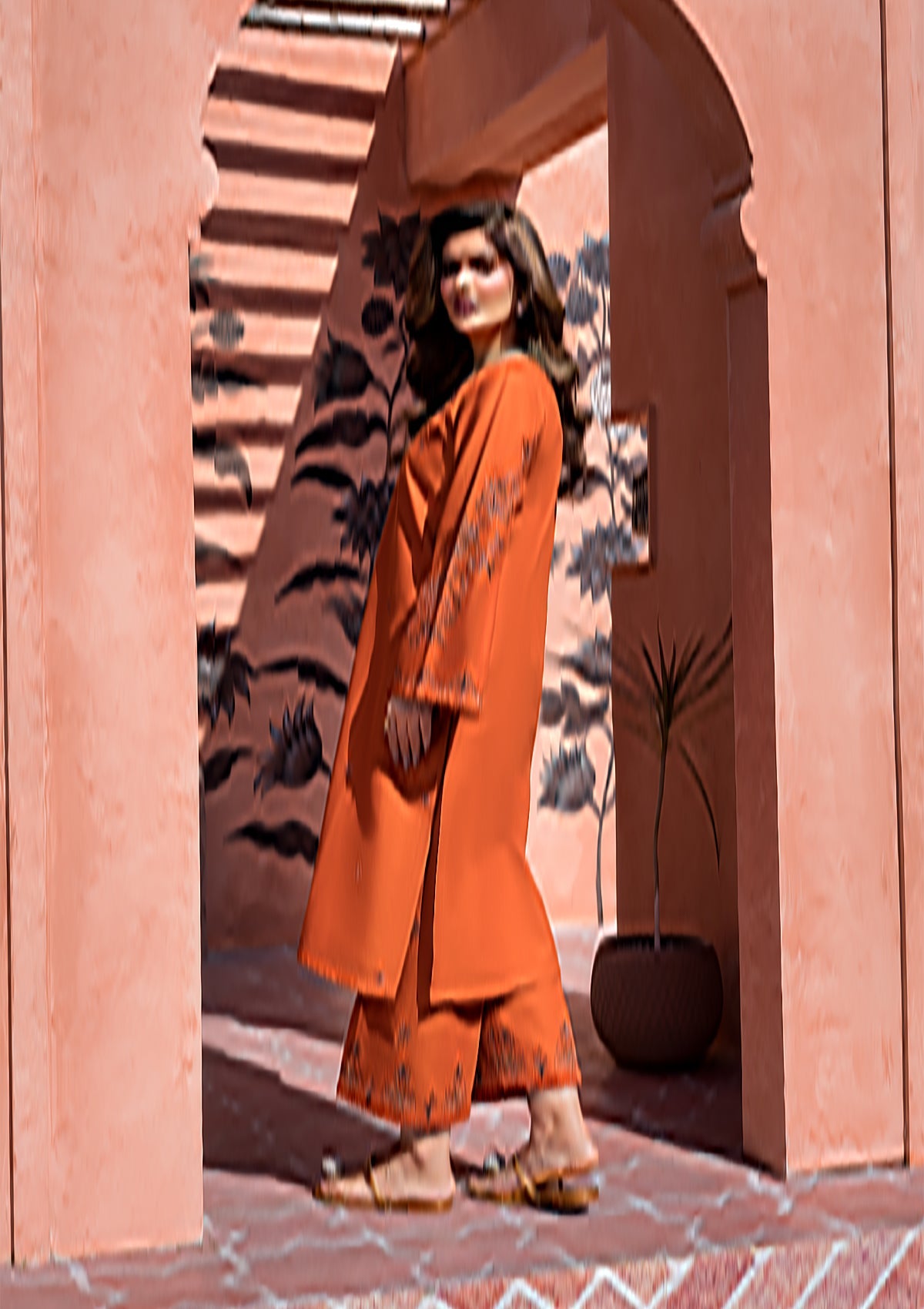 EMBROIDERED COTTON BT006686-RST