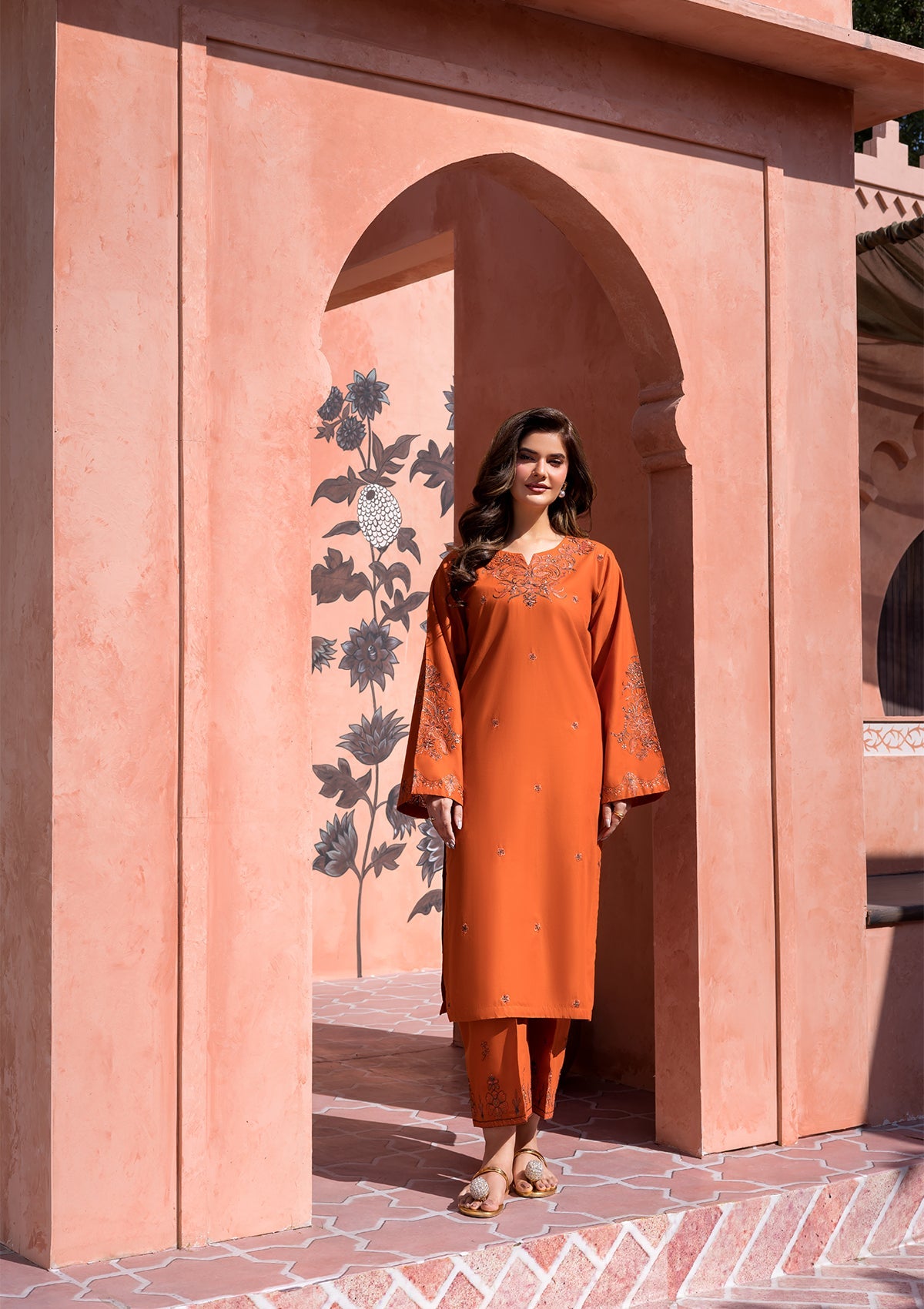 EMBROIDERED COTTON BT006686-RST