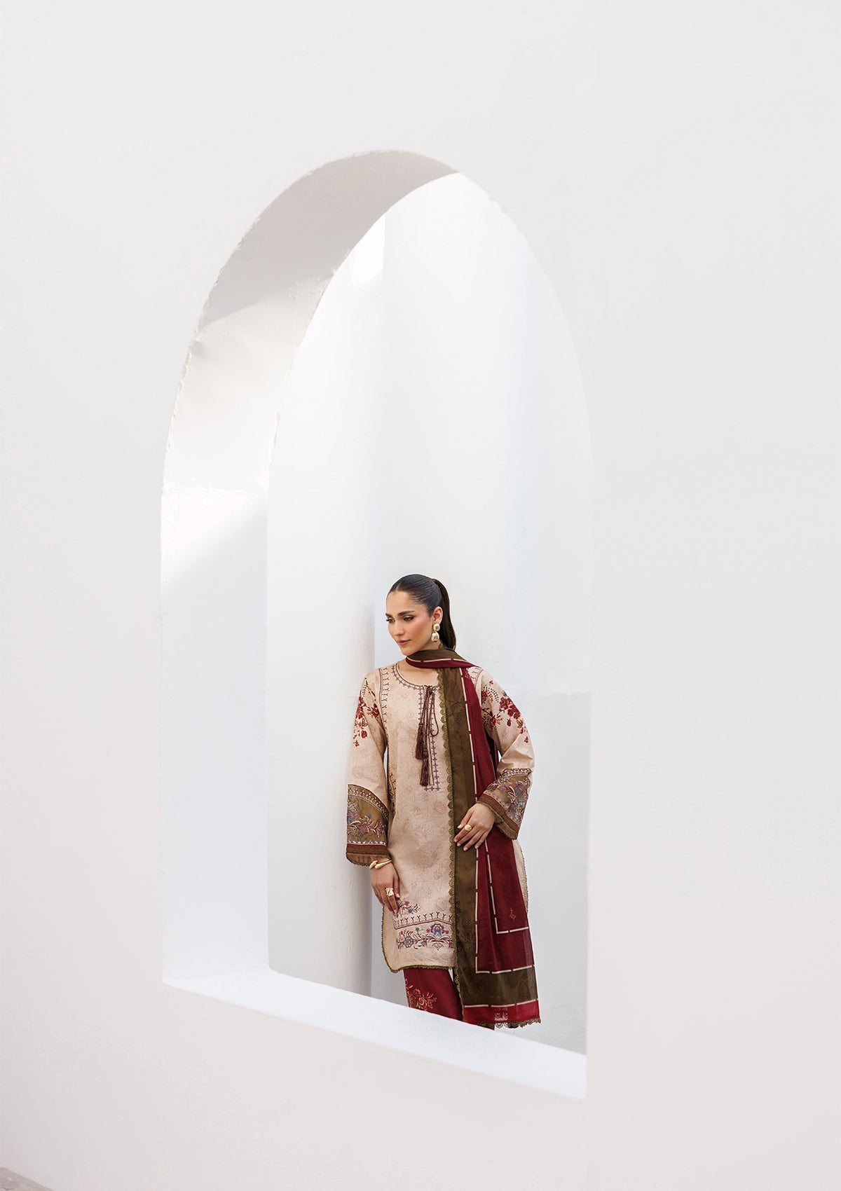 PRINTED EMB LAWN BT006821-LBR