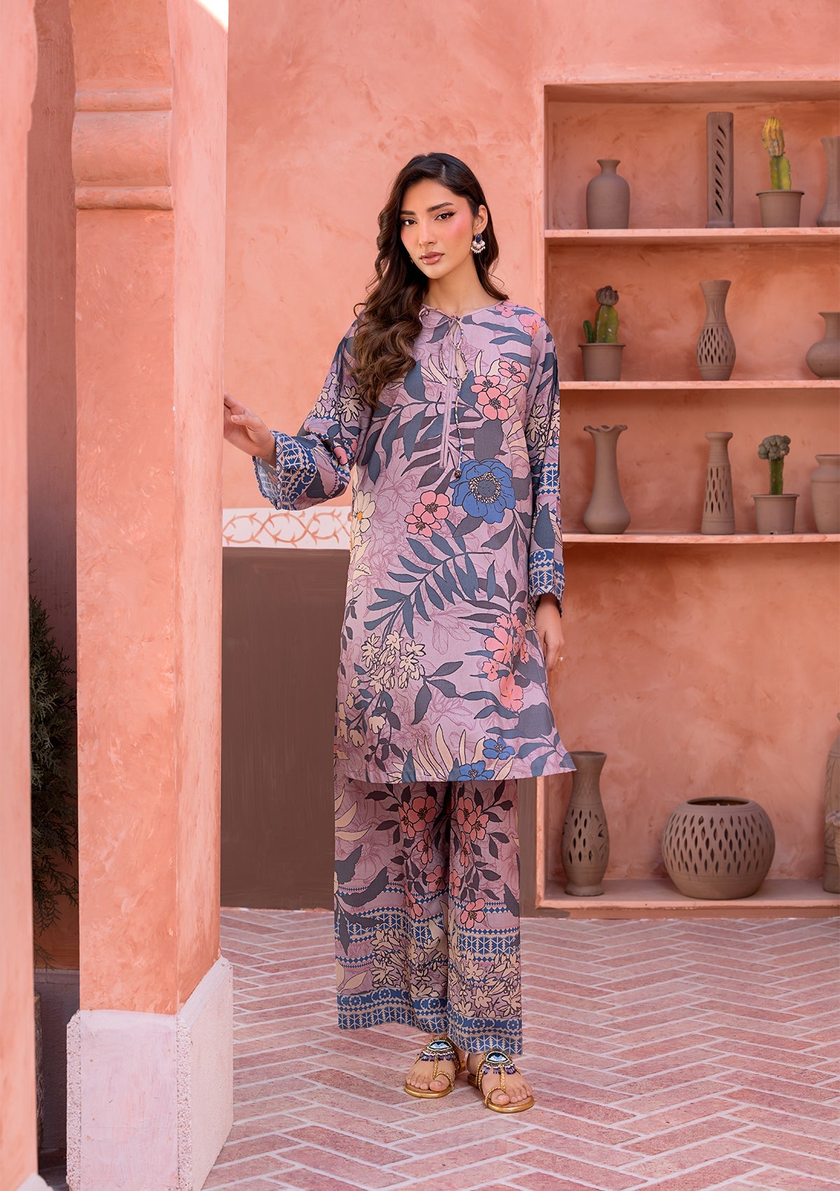 PRINTED VISCOSE LAWN BT006685-LPR