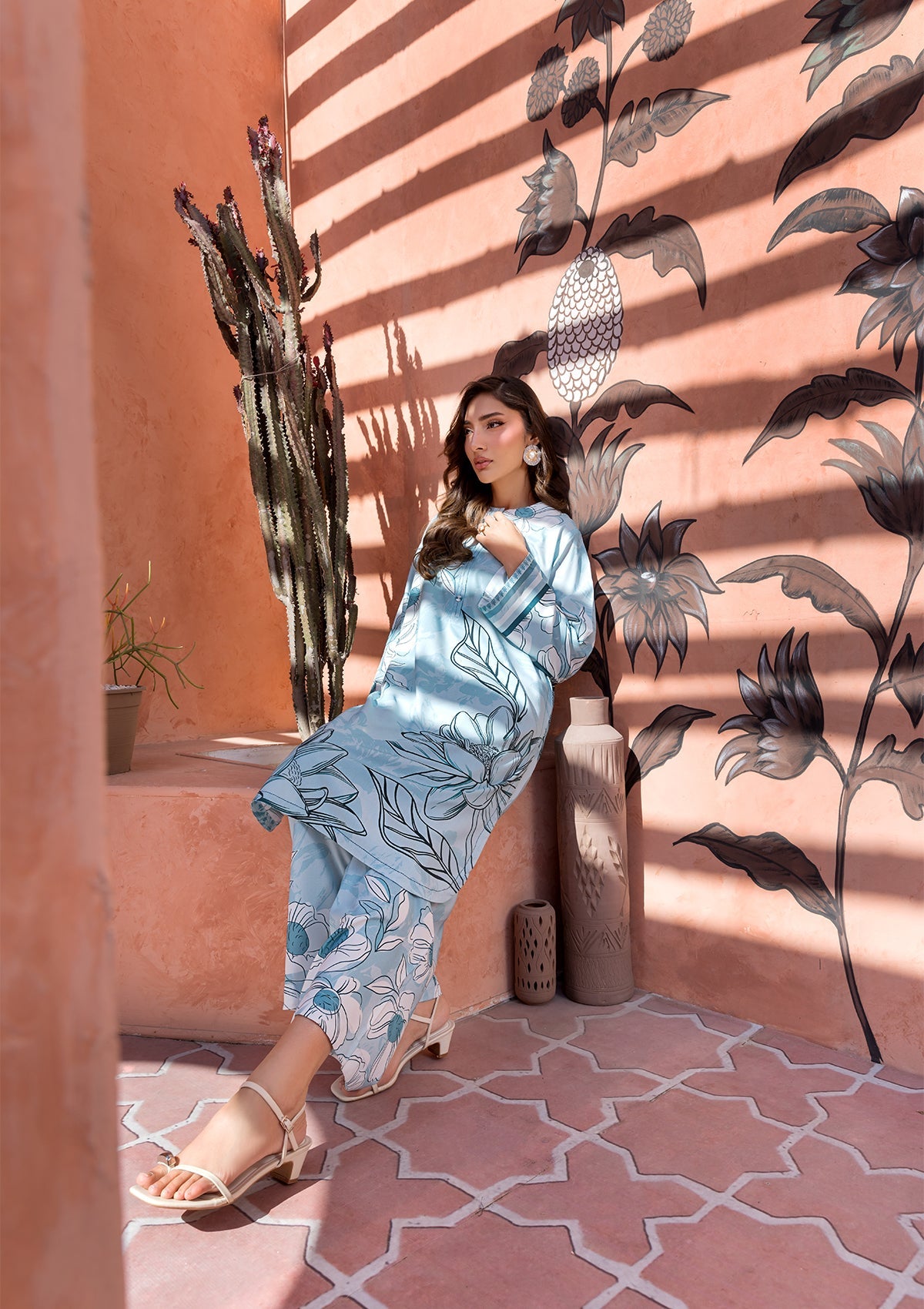 PRINTED VISCOSE LAWN BT006685-LBU