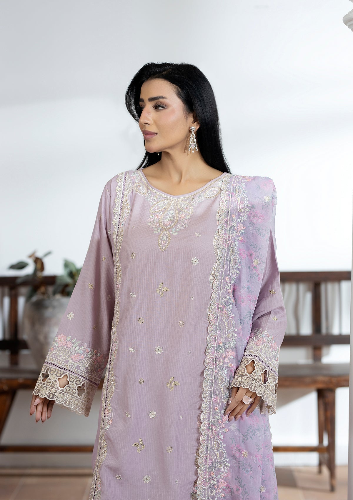Embroidered Cotton BT006604-LPR