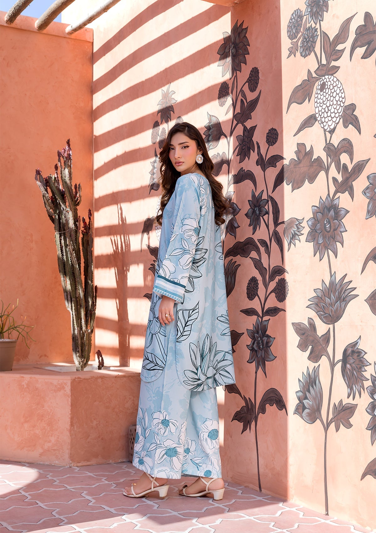 PRINTED VISCOSE LAWN BT006685-LBU