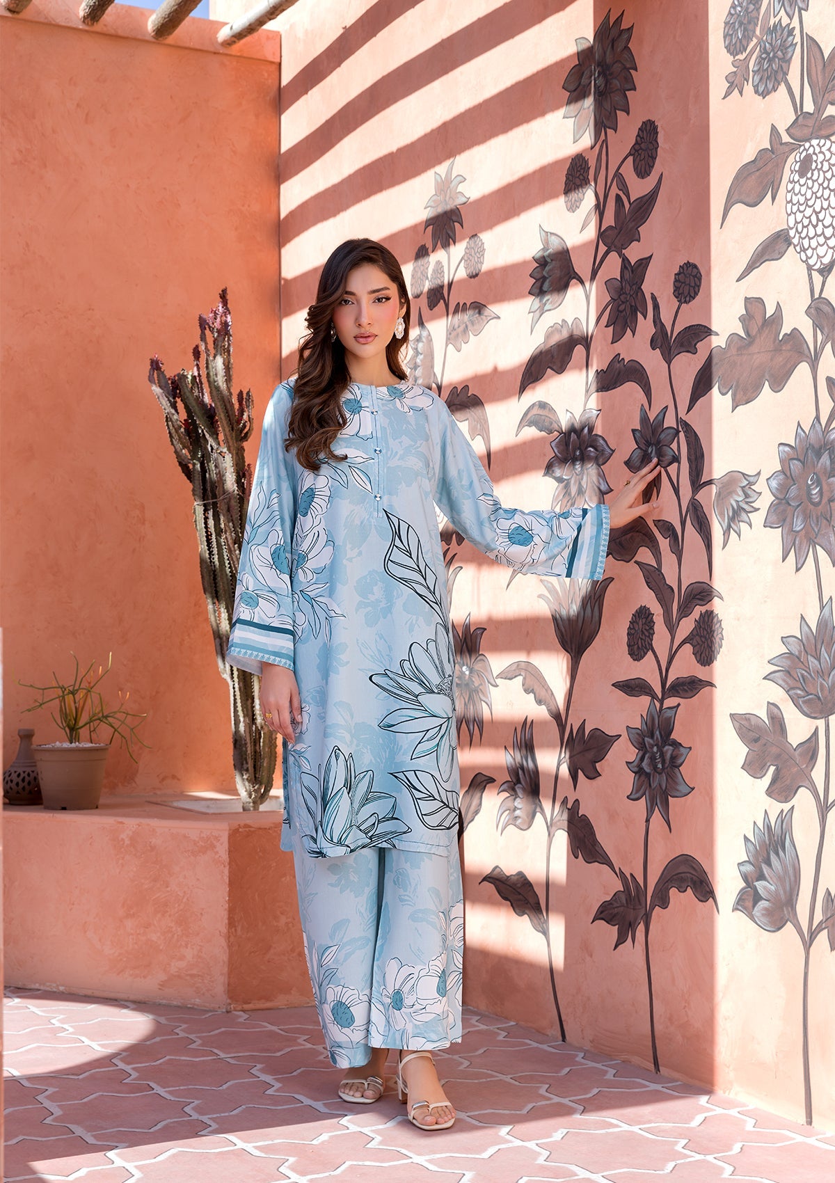 PRINTED VISCOSE LAWN BT006685-LBU
