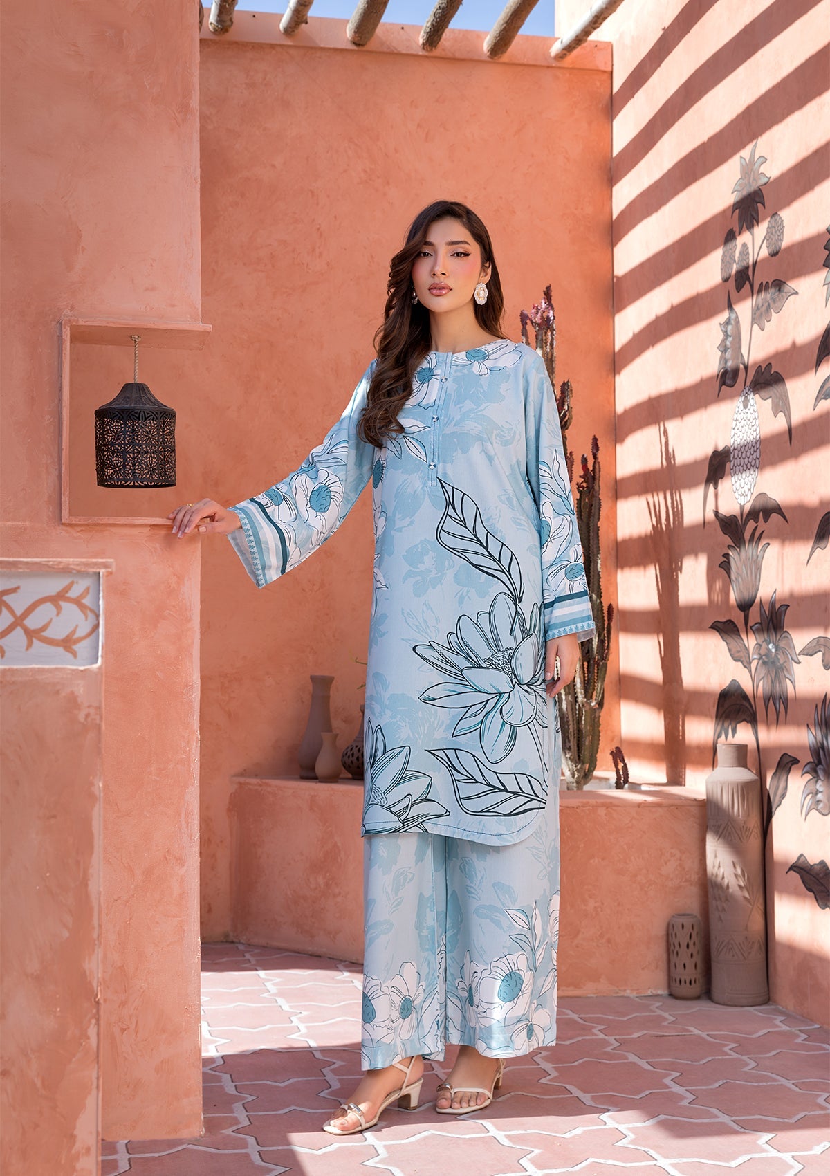 PRINTED VISCOSE LAWN BT006685-LBU