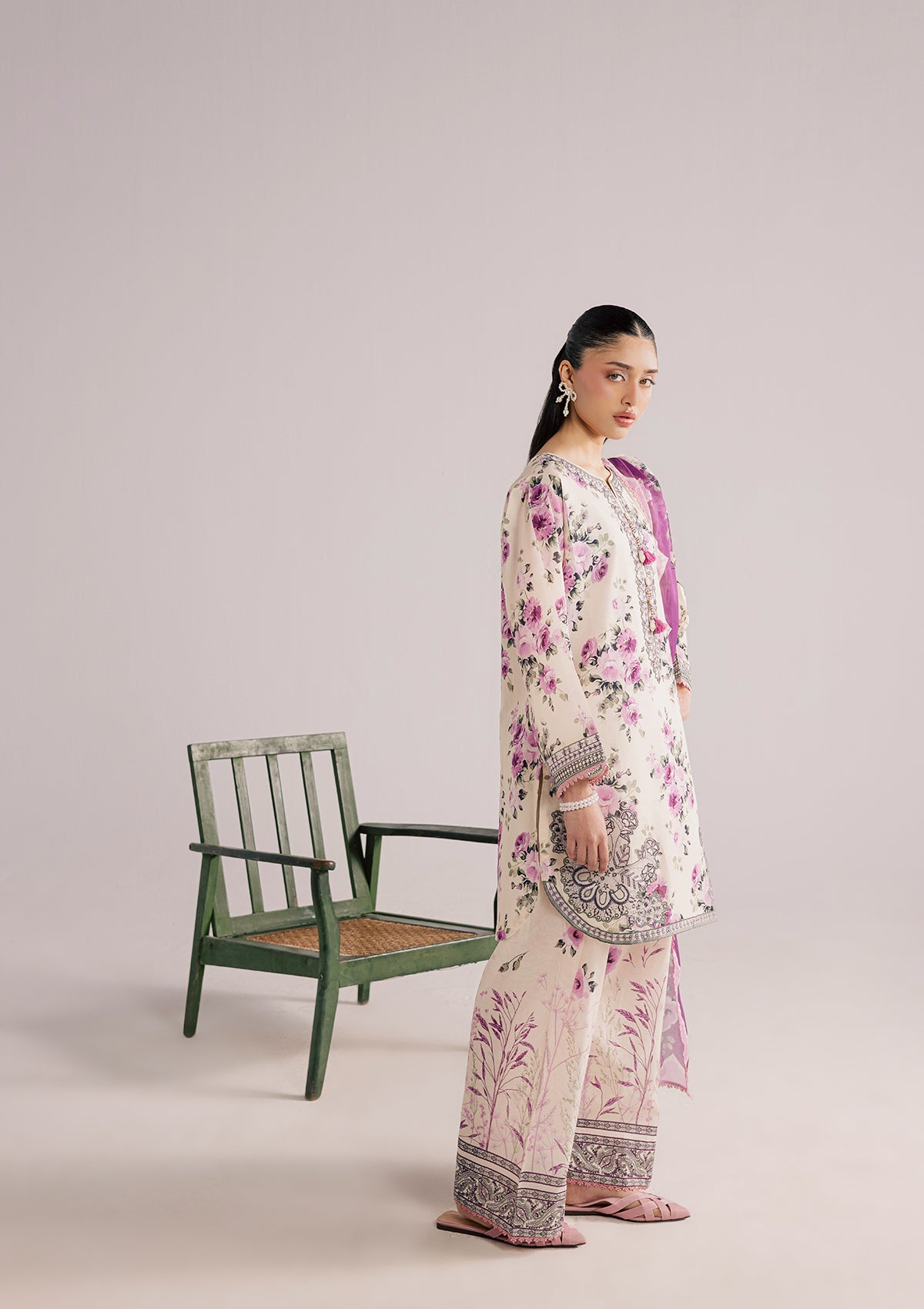 PRINTED EMBROIDERED LAWN BT006859-CRM