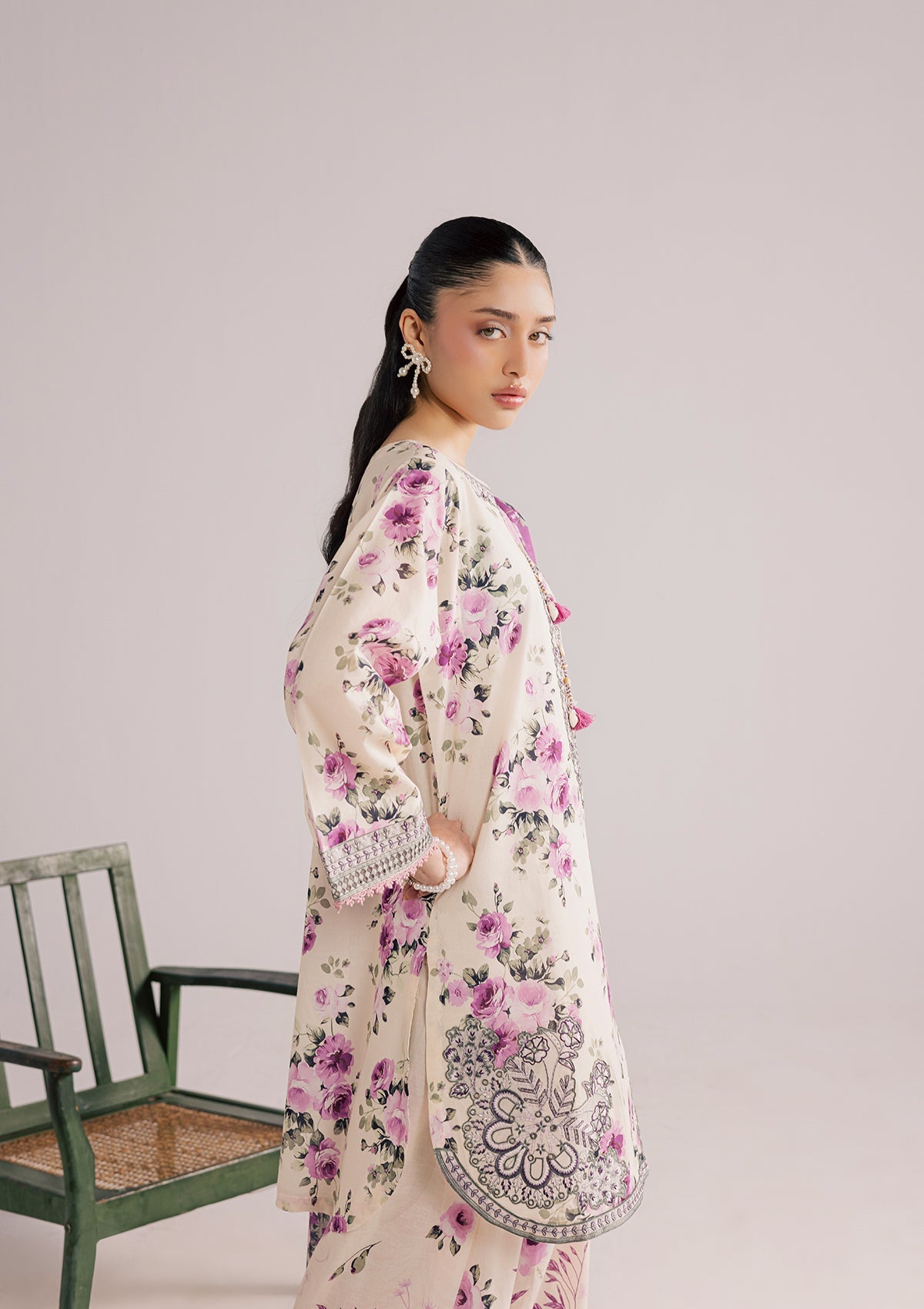 PRINTED EMBROIDERED LAWN BT006859-CRM