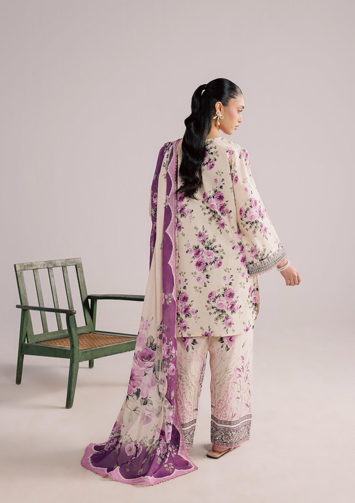 PRINTED EMBROIDERED LAWN BT006859-CRM