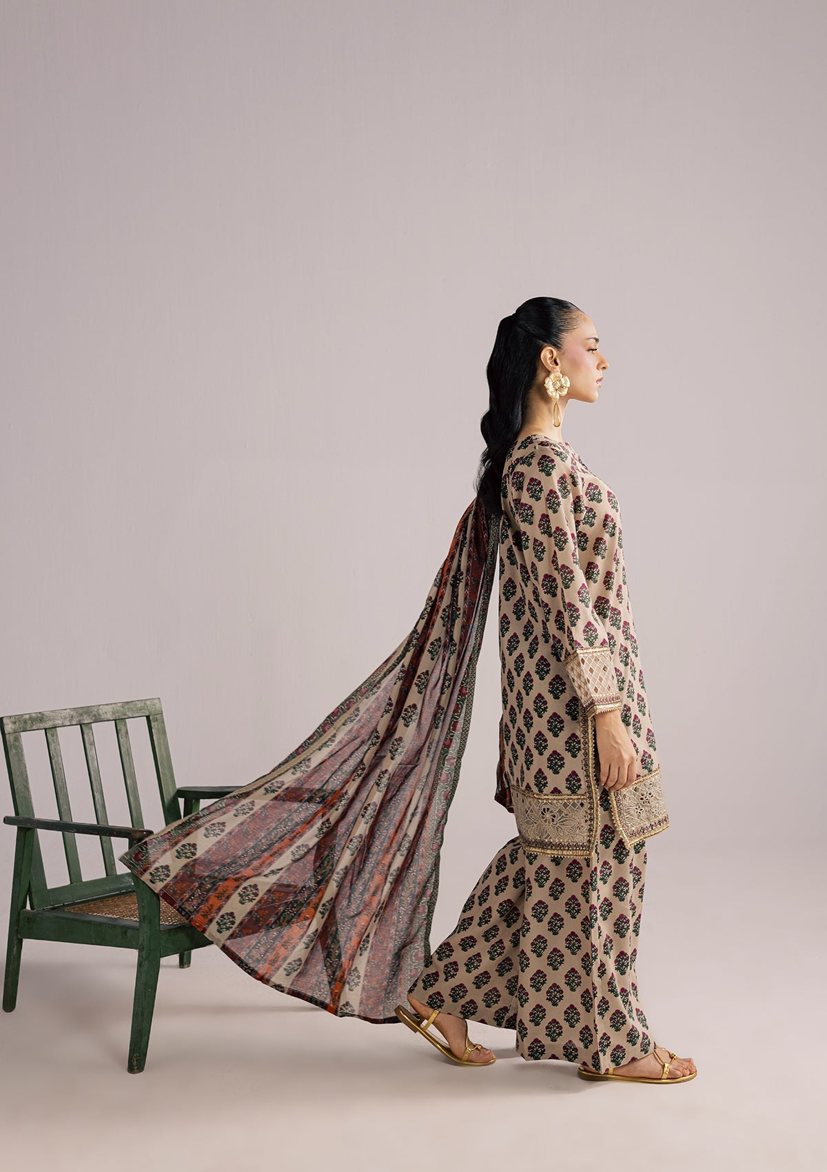 PRINTED EMBROIDERED LAWN BT006852-SKN