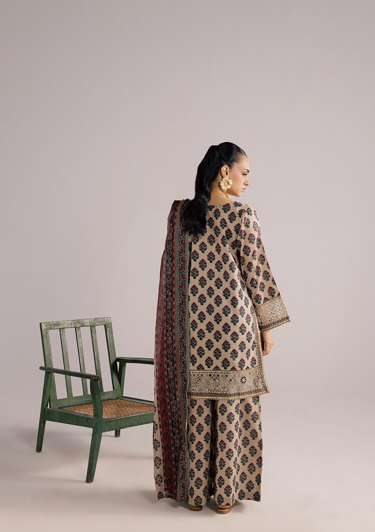 PRINTED EMBROIDERED LAWN BT006852-SKN