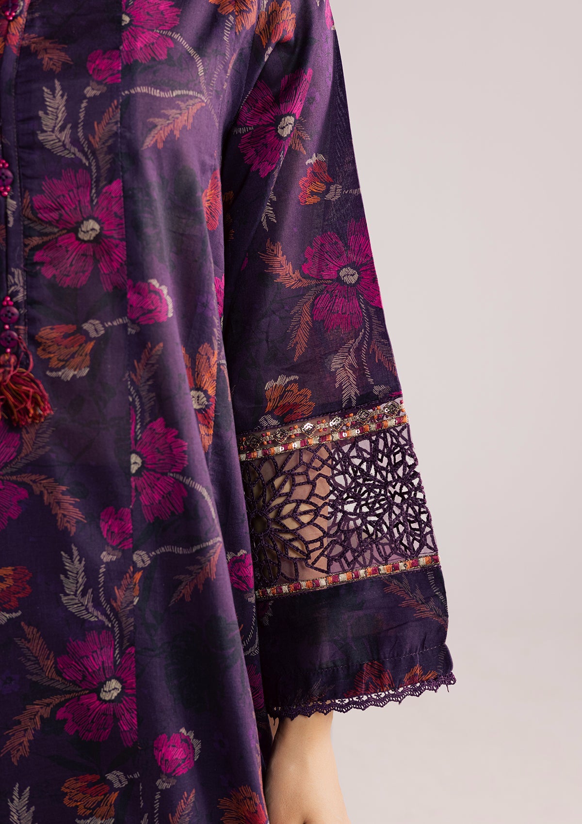 PRINTED EMBROIDERED LAWN BT006853-PRP