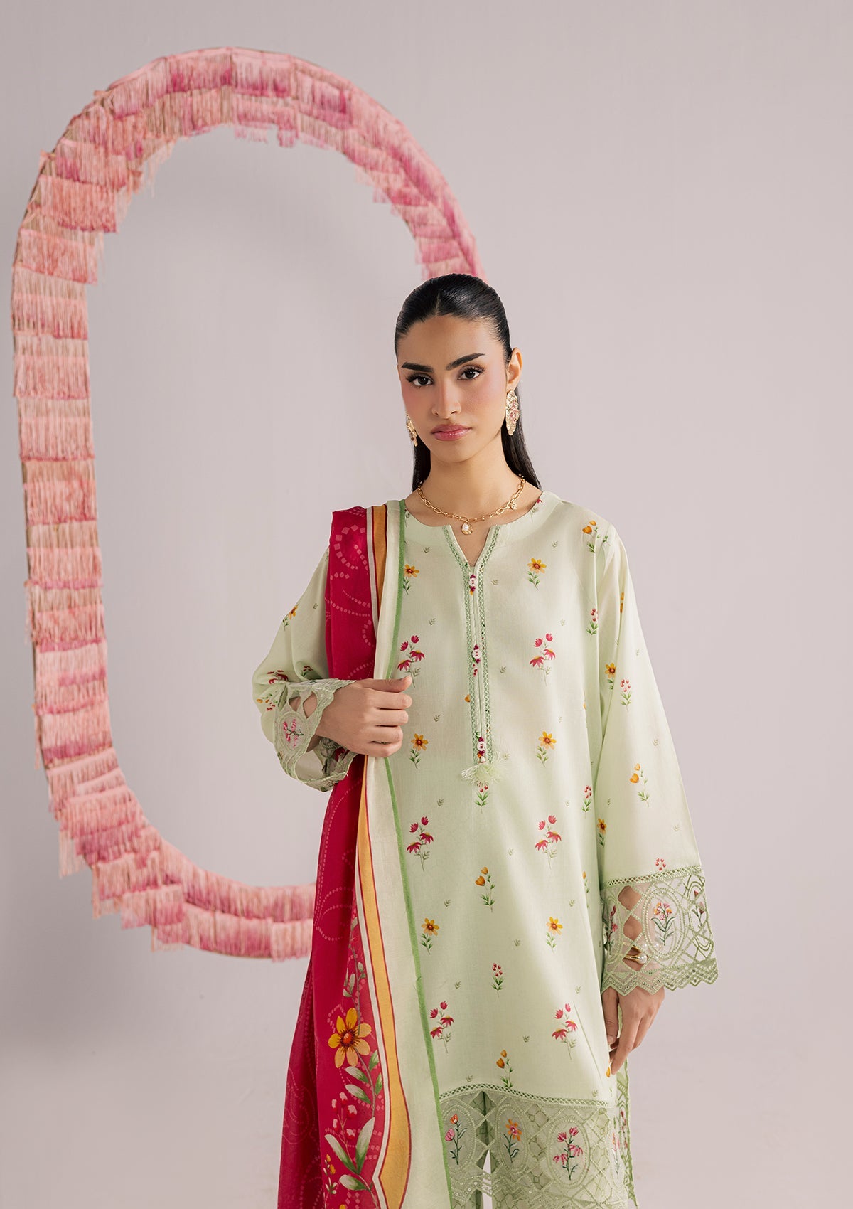 PRINTED EMBROIDERED LAWN BT006852-PST