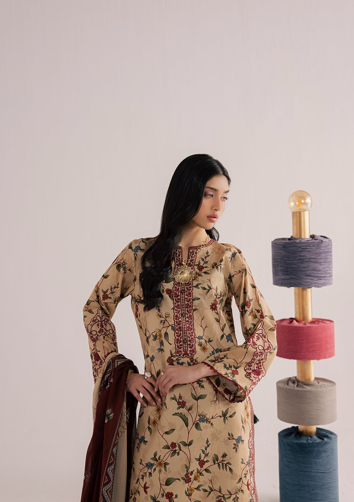 PRINTED EMBROIDERED LAWN BT006859-KHI