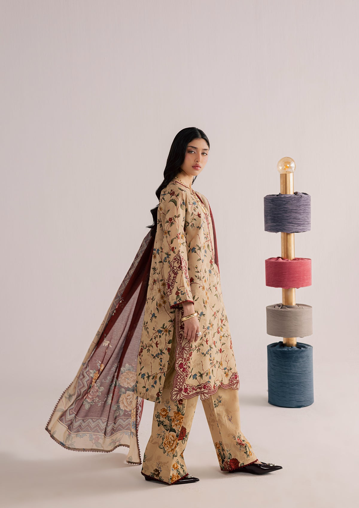 PRINTED EMBROIDERED LAWN BT006859-KHI