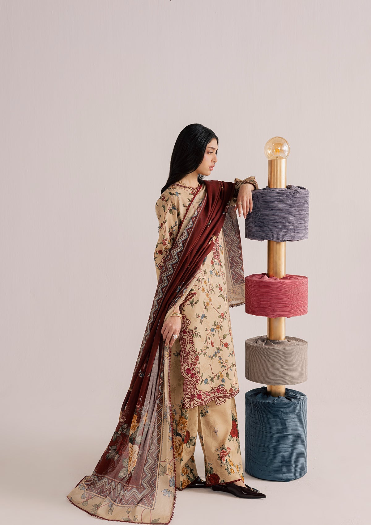 PRINTED EMBROIDERED LAWN BT006859-KHI