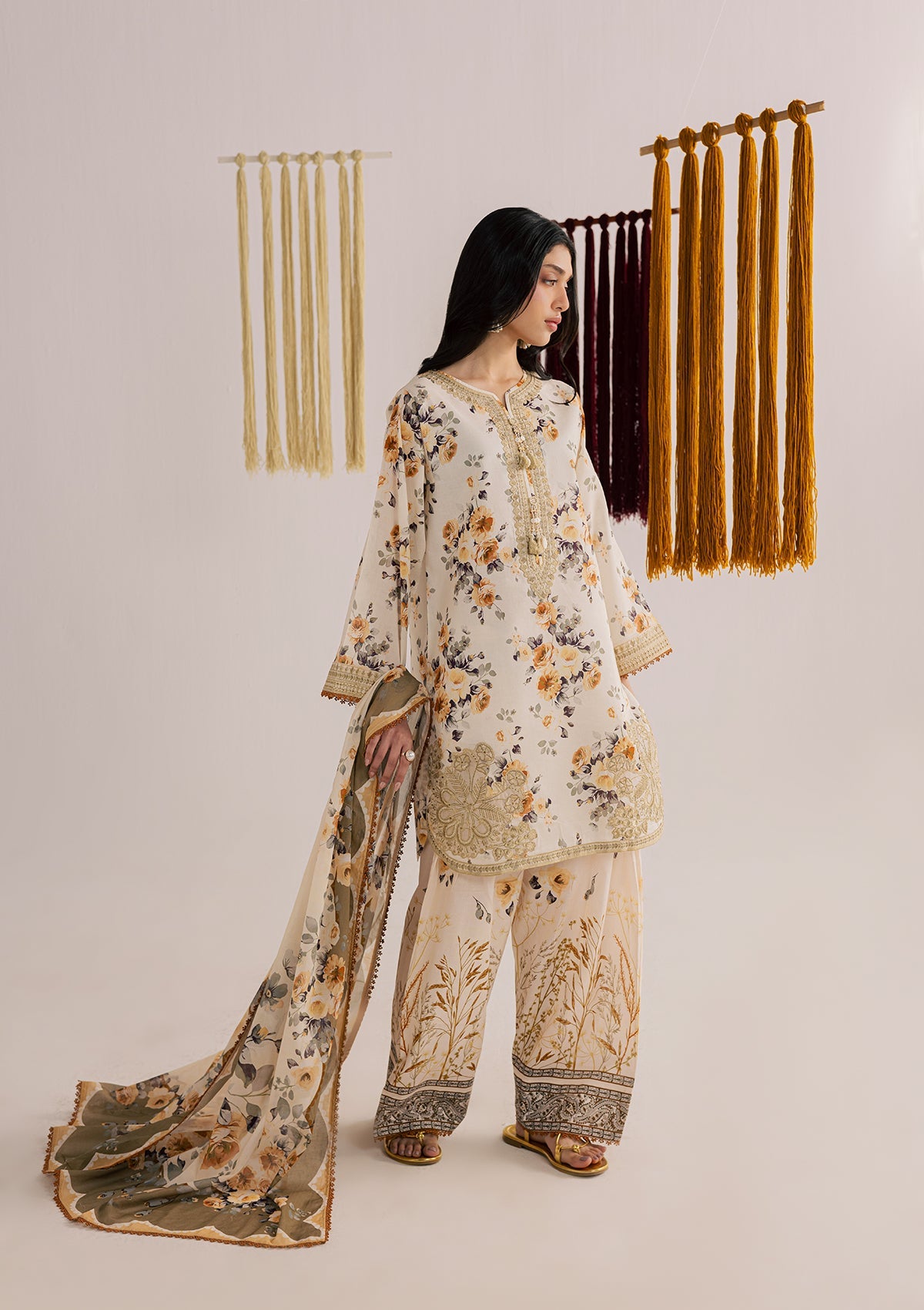 PRINTED EMBROIDERED LAWN BT006859-SKN