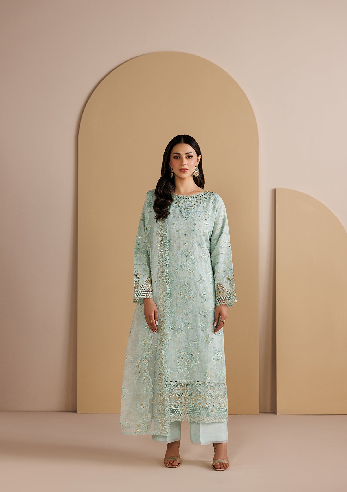 EMBROIDERED KHADDINET BT006754-AQA