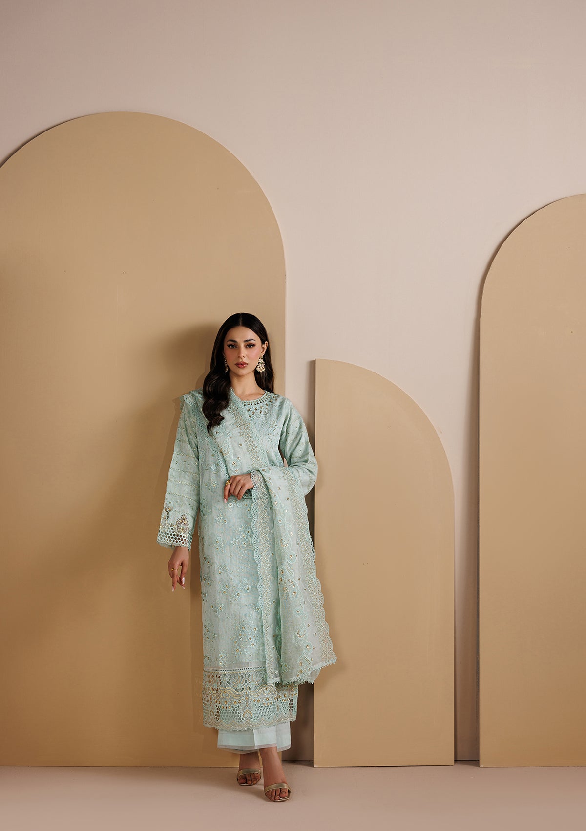 EMBROIDERED KHADDINET BT006754-AQA