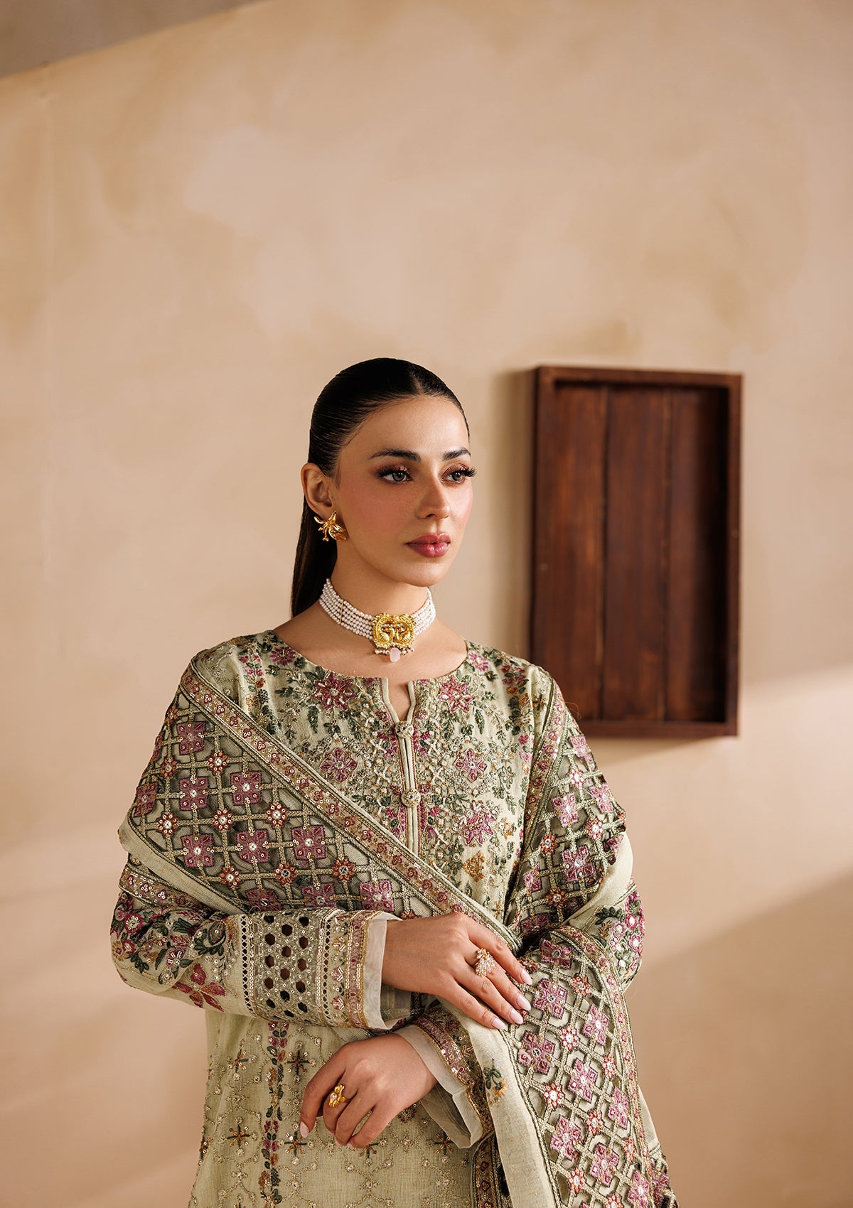 EMBROIDERED KHADDINET BT006755-PST