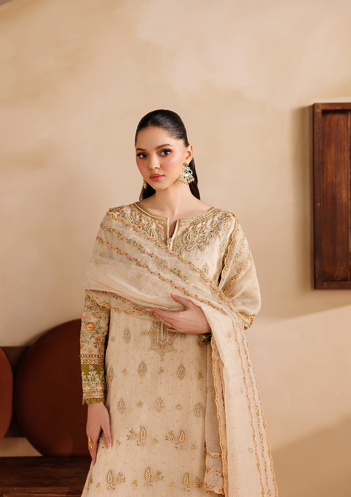 EMBROIDERED KHADDINET BT006754-LBR