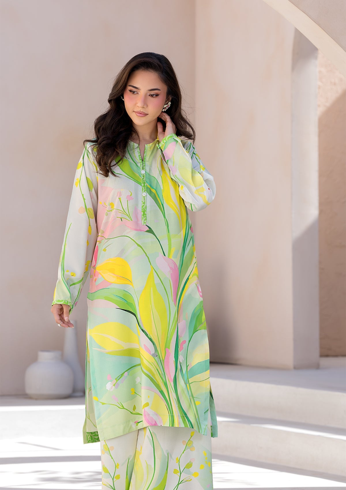 PRINTED VISCOSE LAWN BT006685-LGR