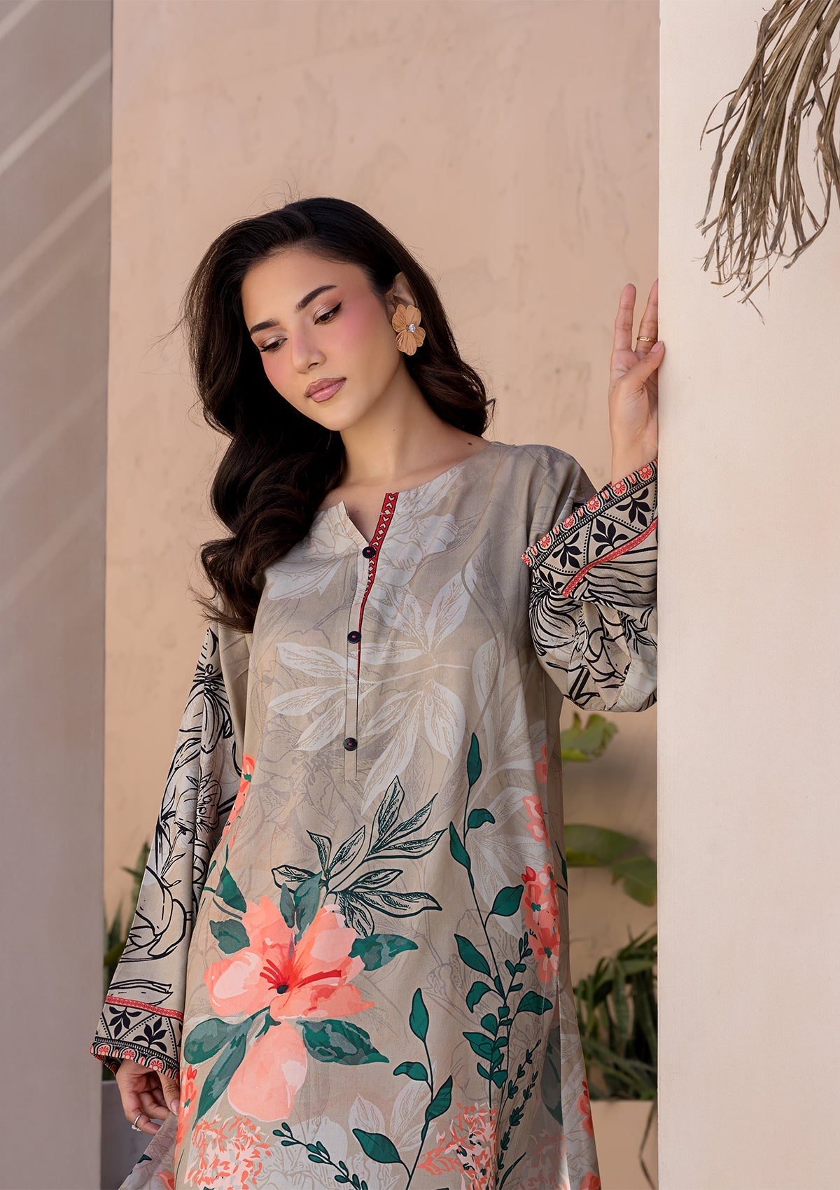 PRINTED VISCOSE LAWN BT006685-LBR