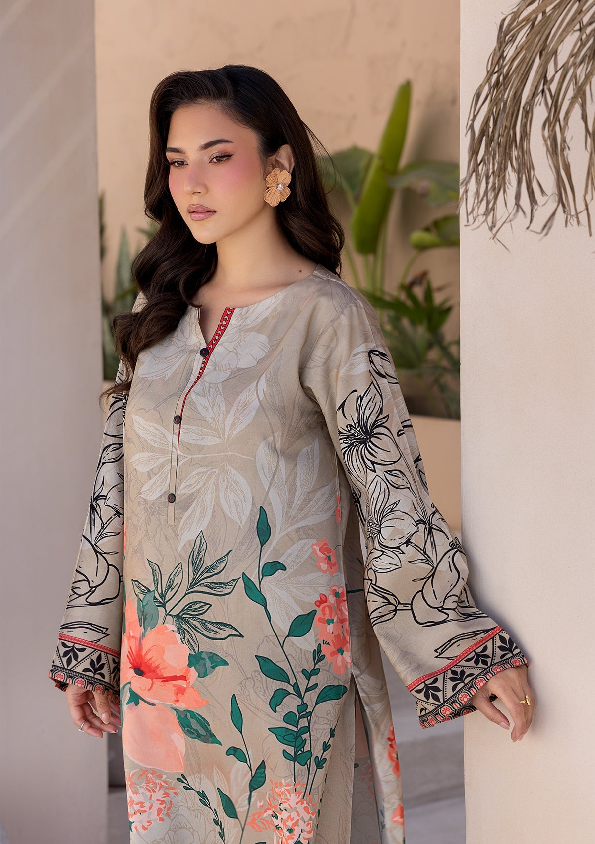 PRINTED VISCOSE LAWN BT006685-LBR