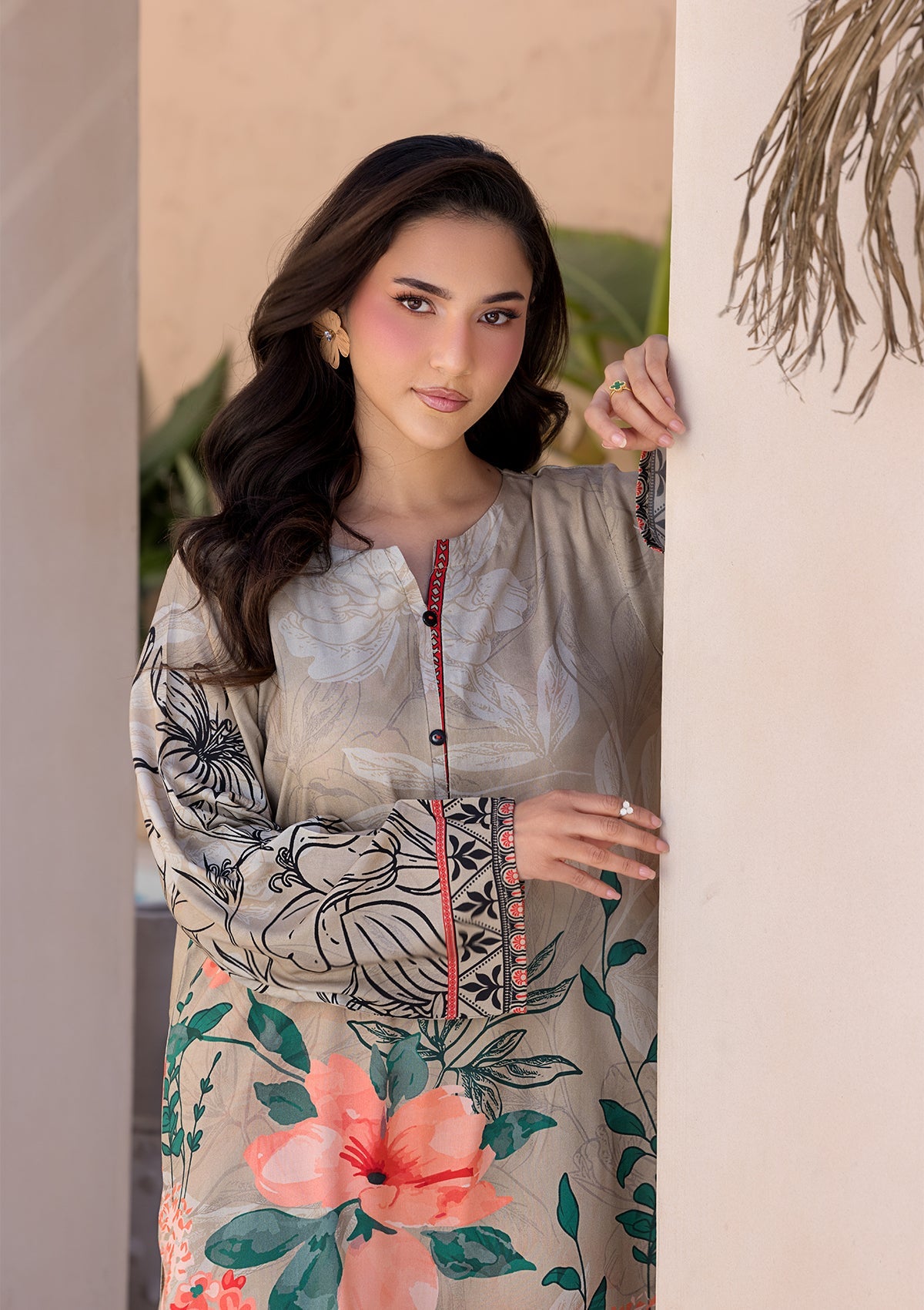 PRINTED VISCOSE LAWN BT006685-LBR
