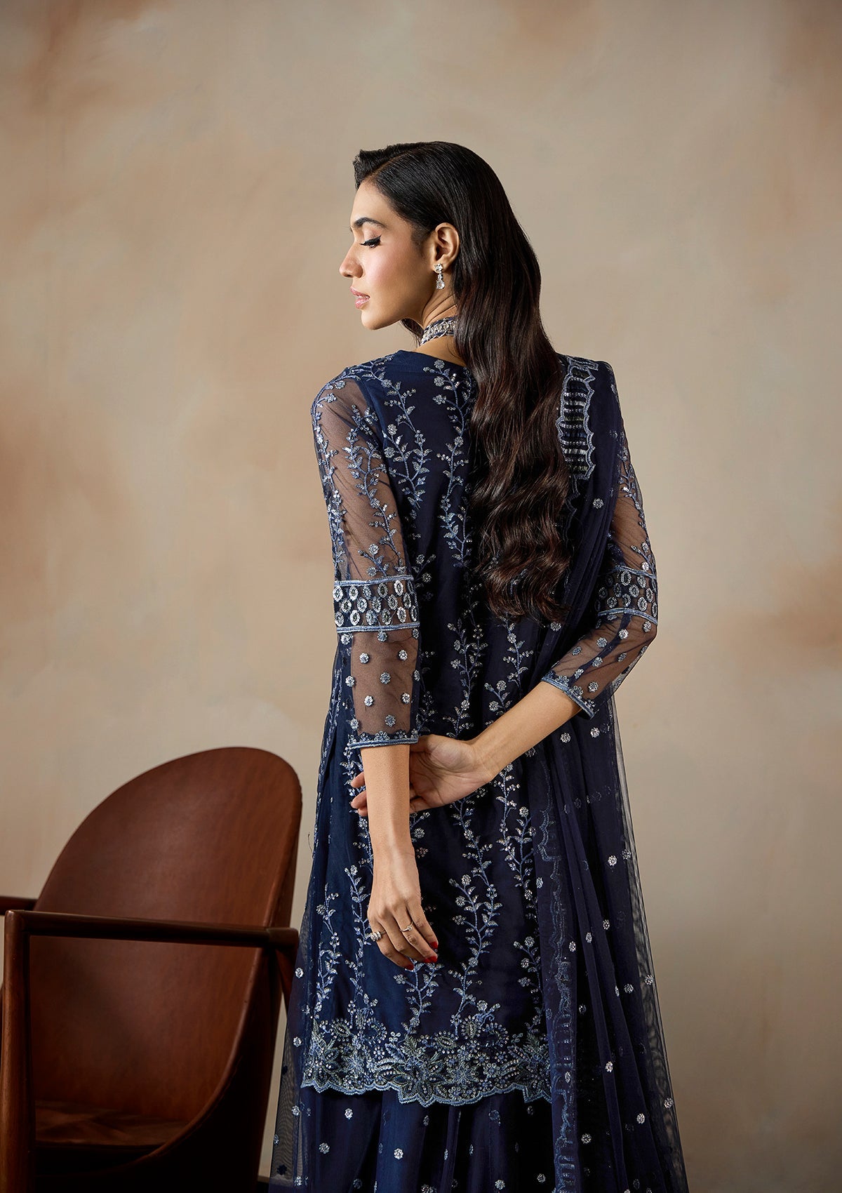 Embroidered Net BT6661-NBL-BT6688-NBL
