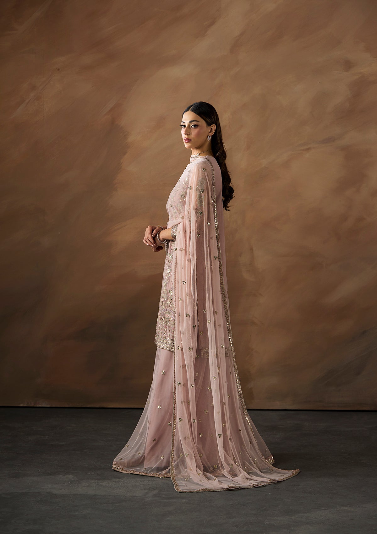 Embroidered Net BT6660-LPK-BT6688-LPK