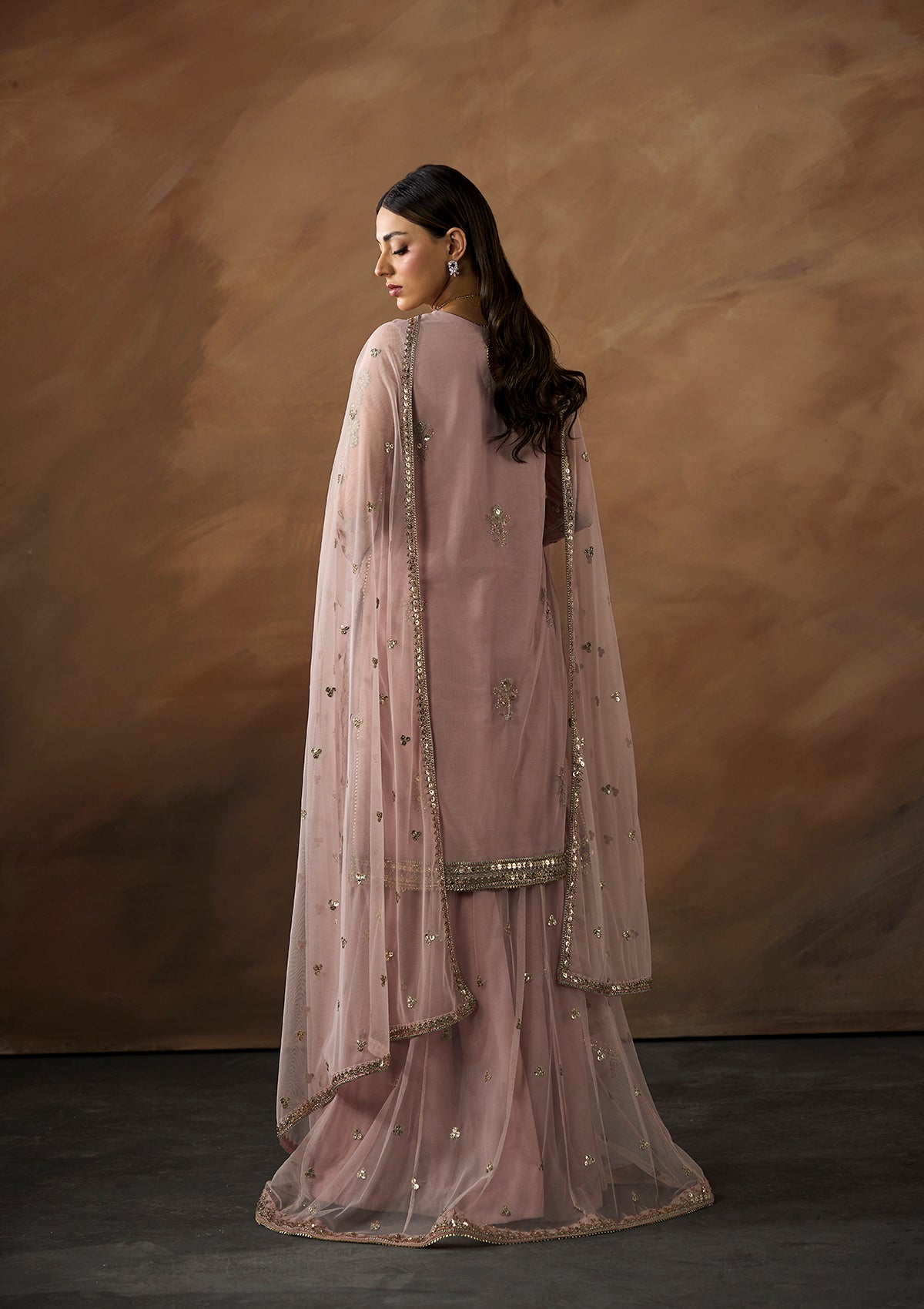 Embroidered Net BT6660-LPK-BT6688-LPK