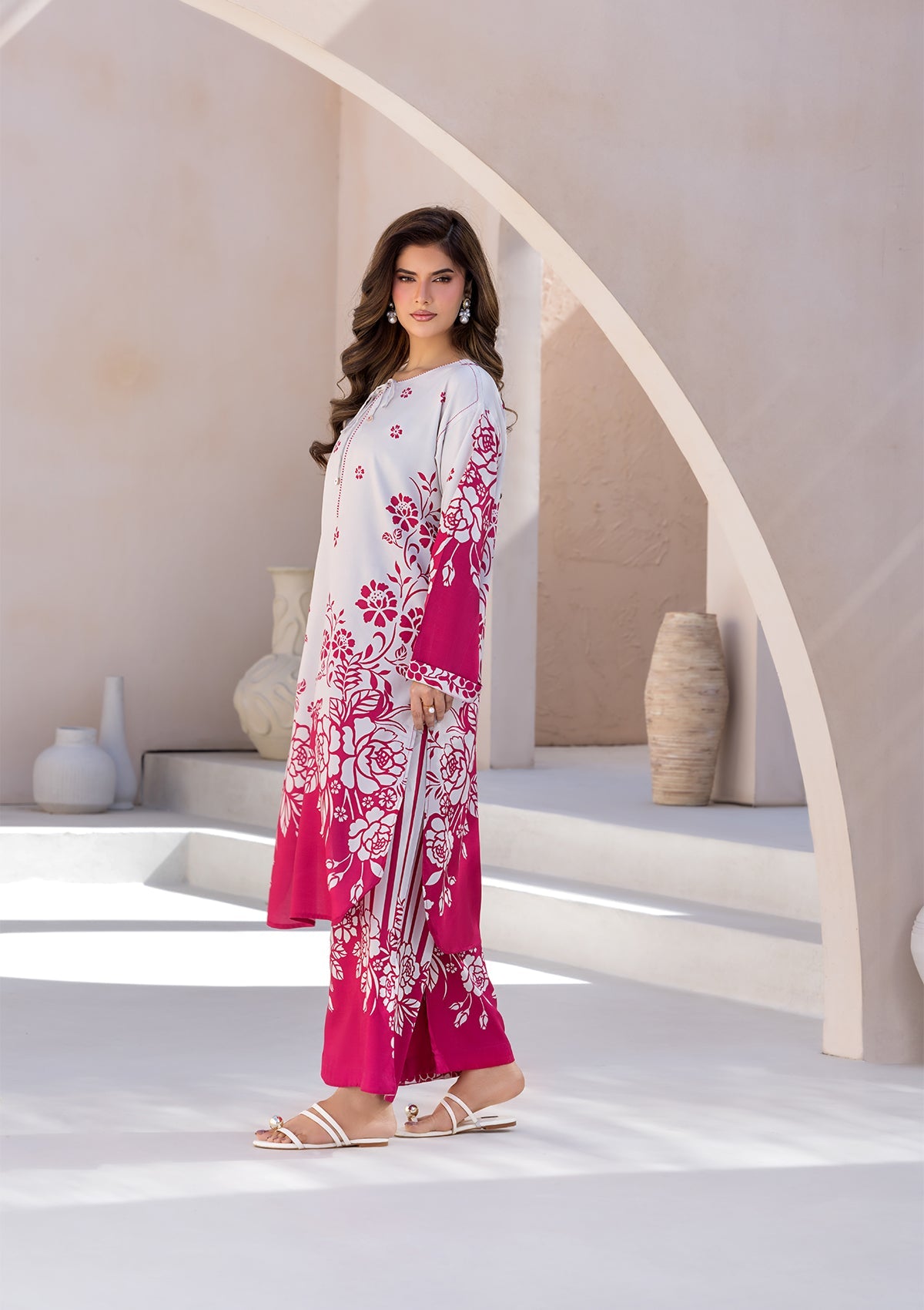 PRINTED VISCOSE LAWN BT006685-PSK