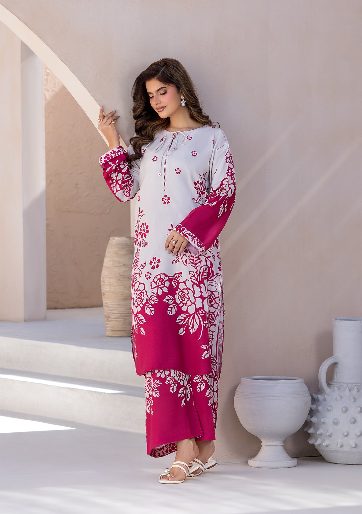 PRINTED VISCOSE LAWN BT006685-PSK