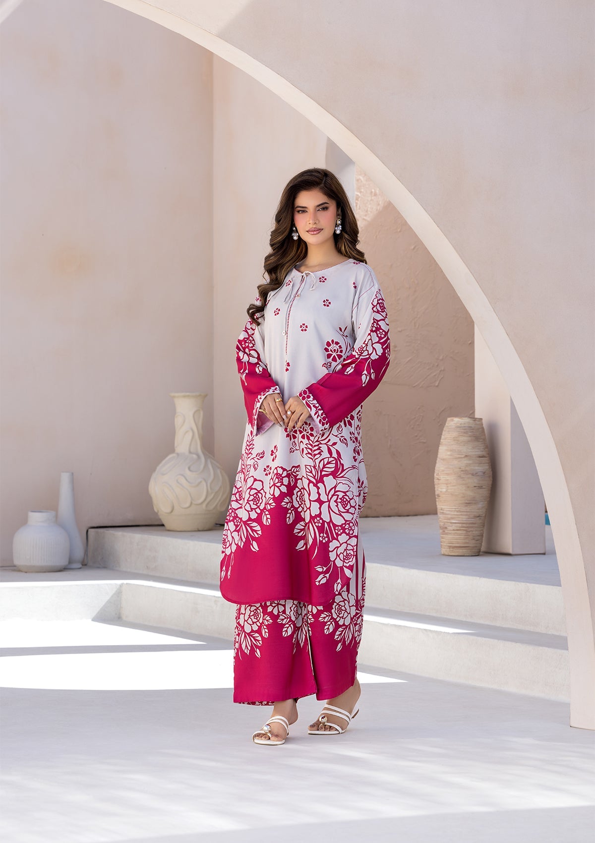 PRINTED VISCOSE LAWN BT006685-PSK