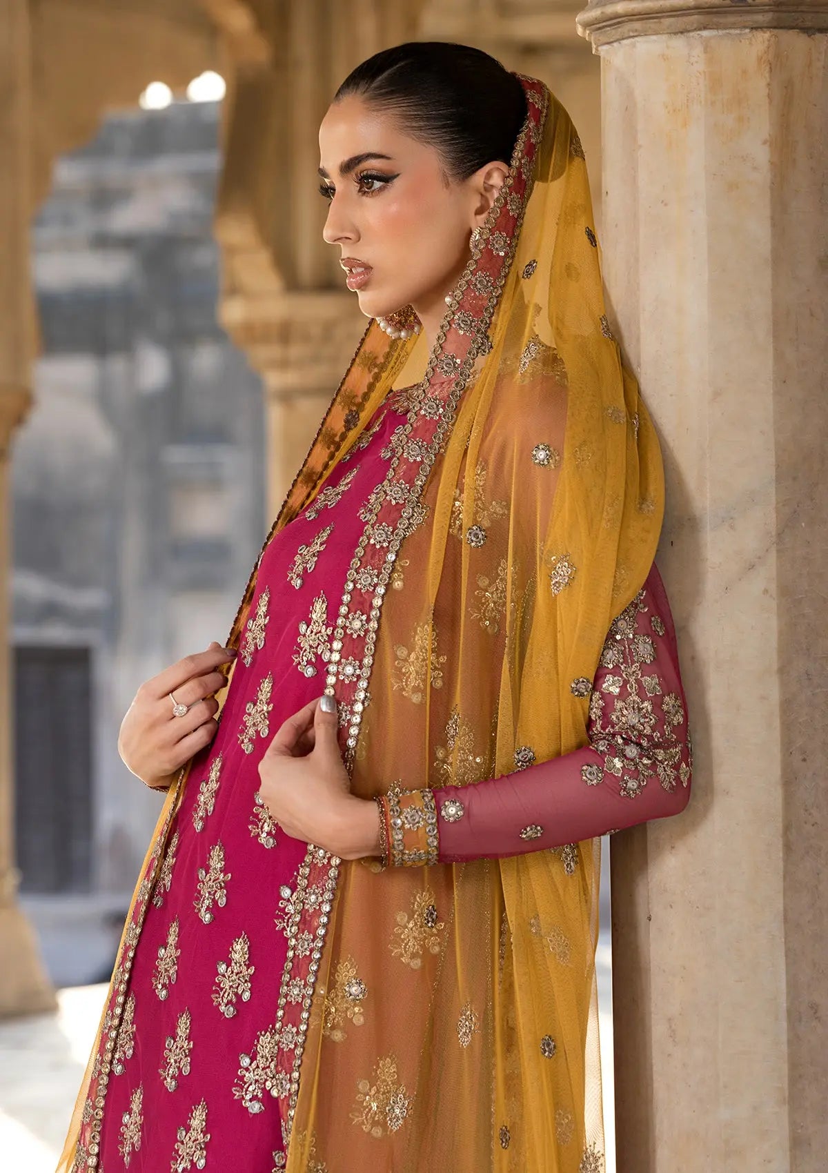 EMBROIDERED NET BT-6572 Bin Tayyab