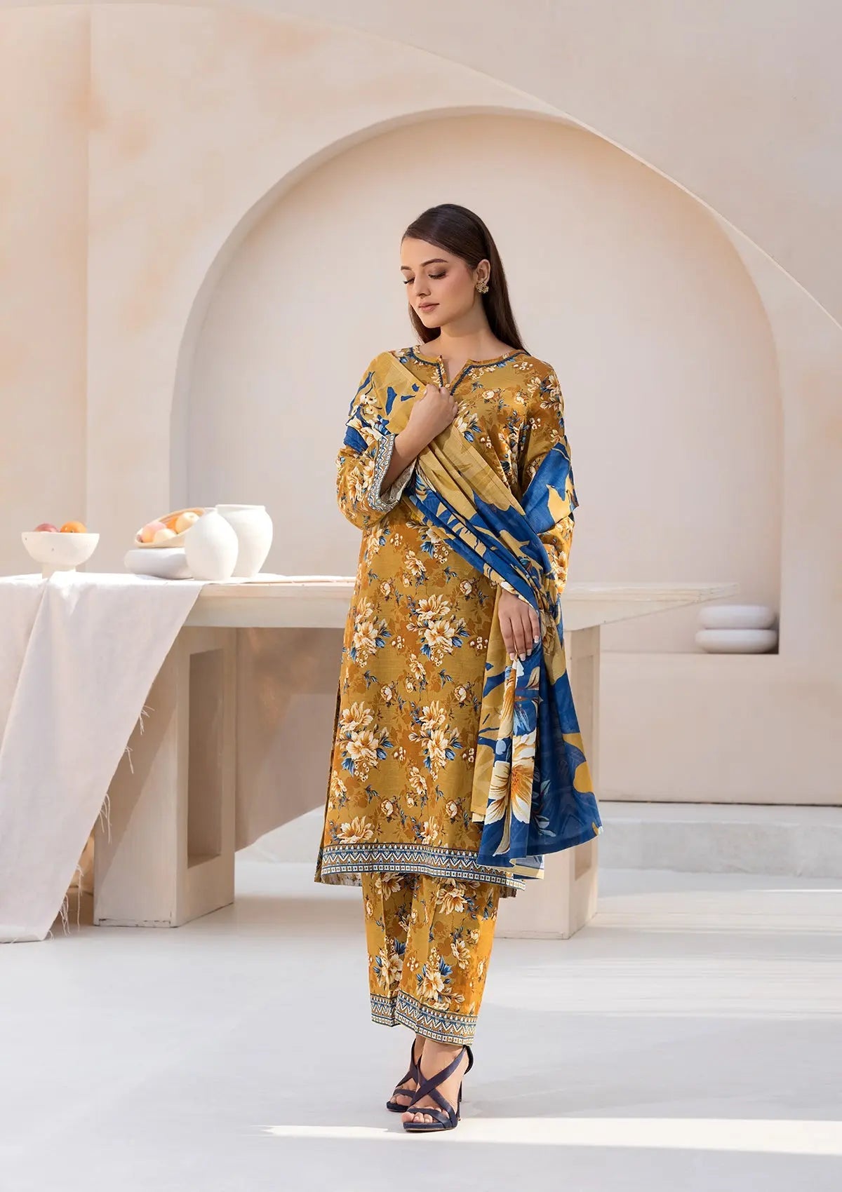 Printed Khaddar BT6553-MST Bin Tayyab