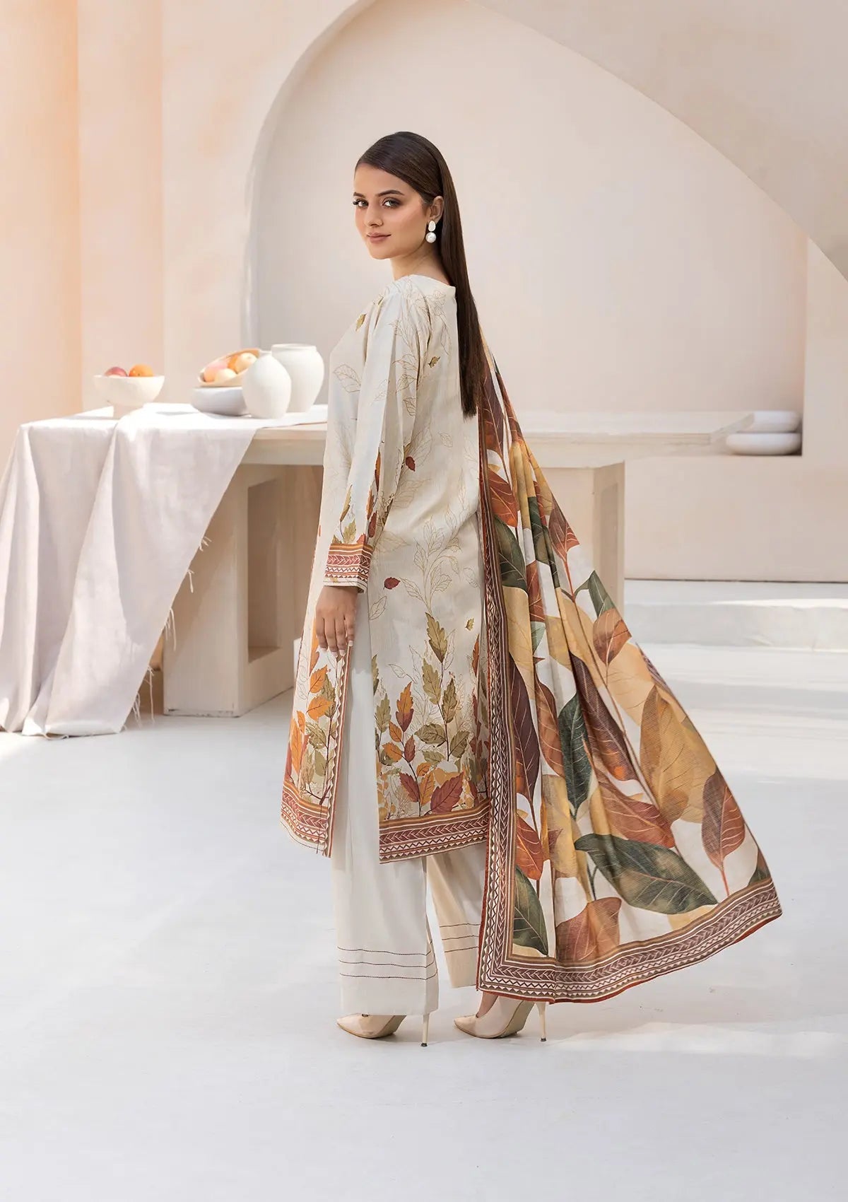 Printed Linen BT6545-SKN Bin Tayyab