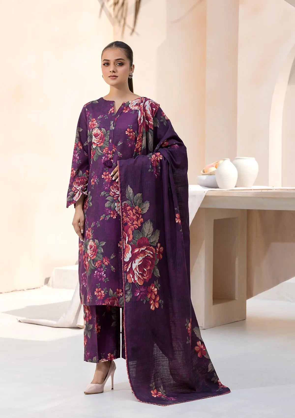 Printed Khaddar BT6526-PPR-44 Bin Tayyab