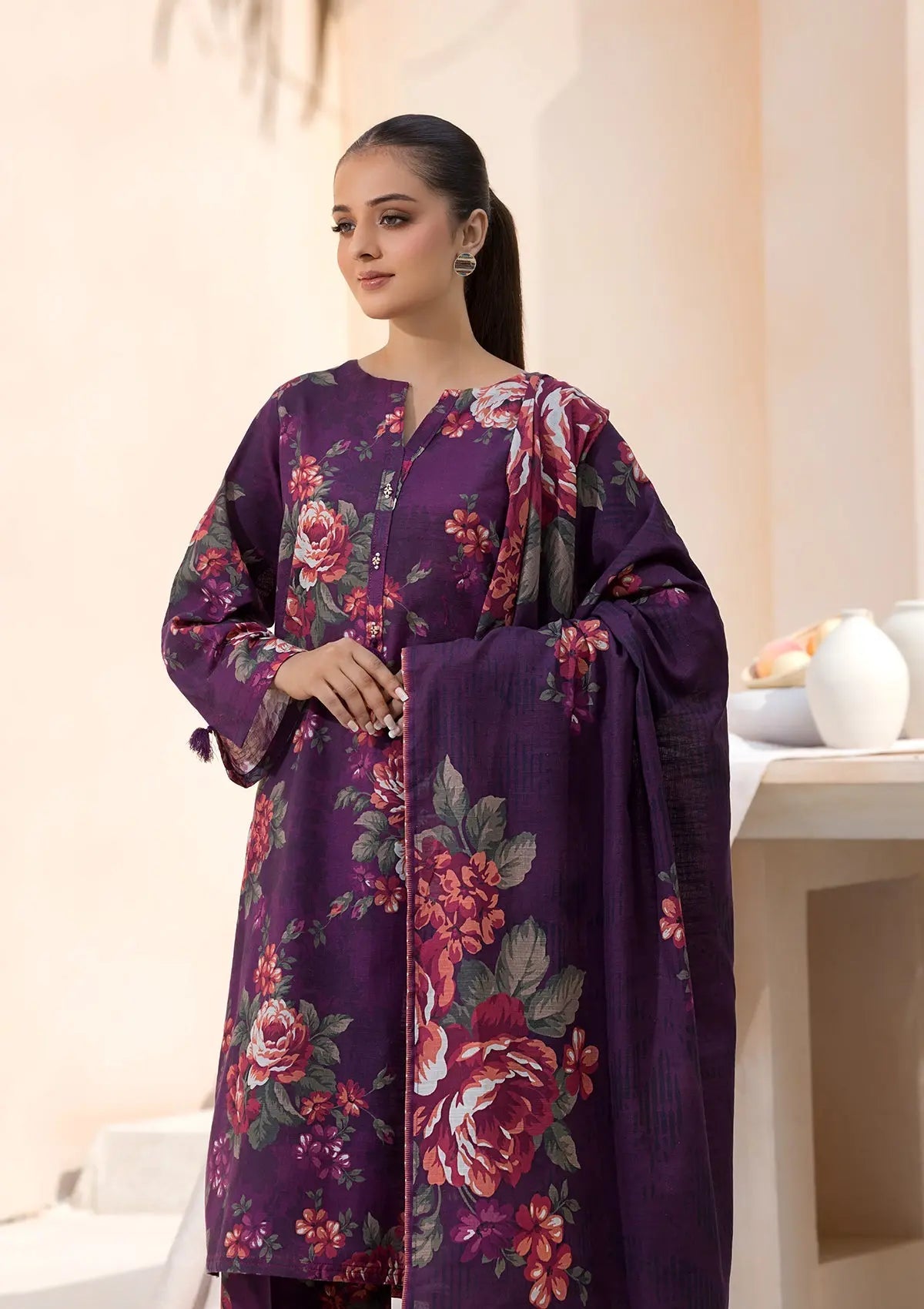 Printed Khaddar BT6526-PPR-44 Bin Tayyab