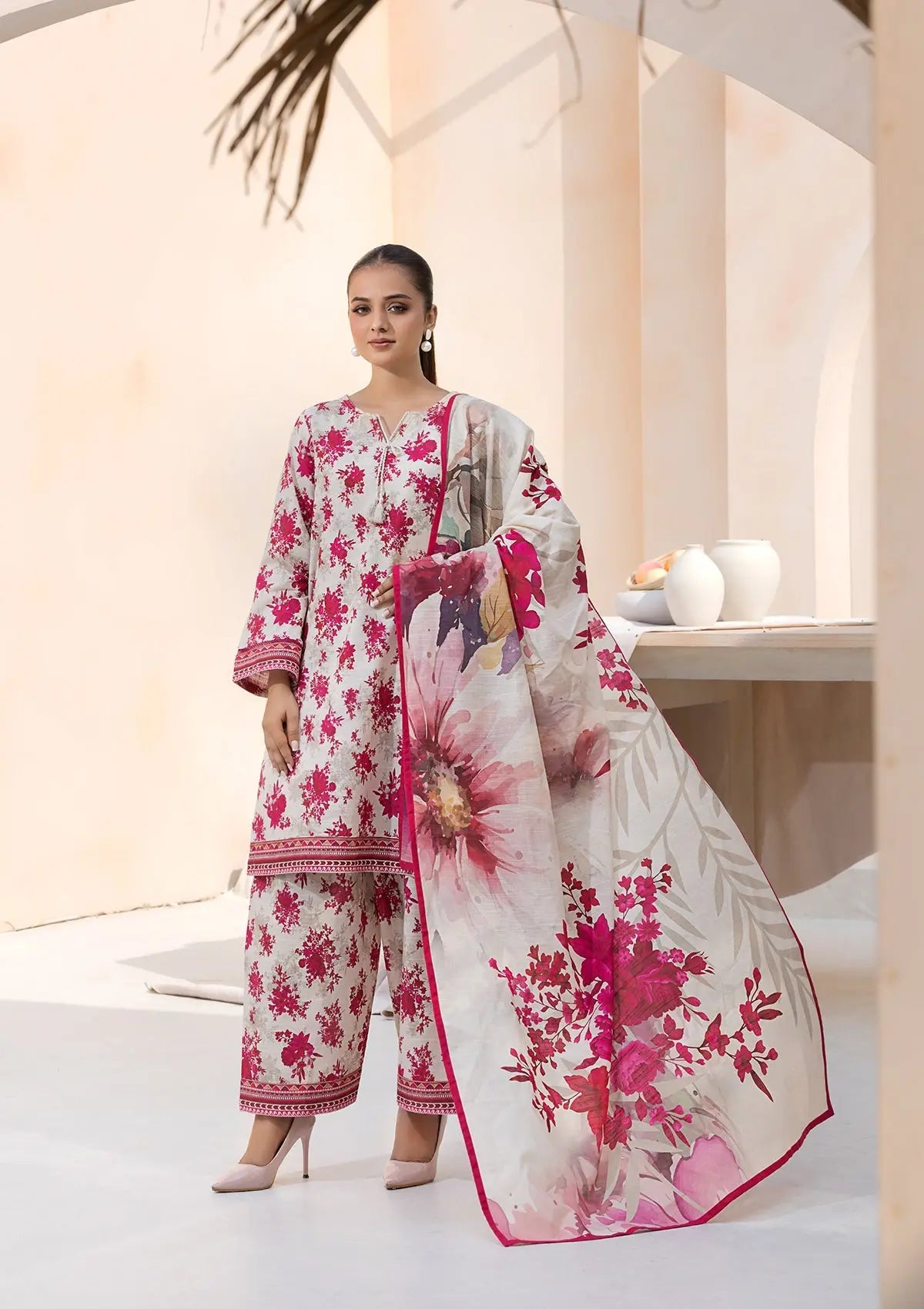 Printed Khaddar BT6526-SKRD Bin Tayyab