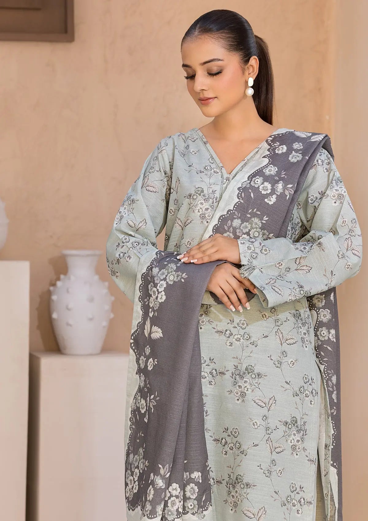 PRINTED KHADDAR BT6526-FRZ Bin Tayyab