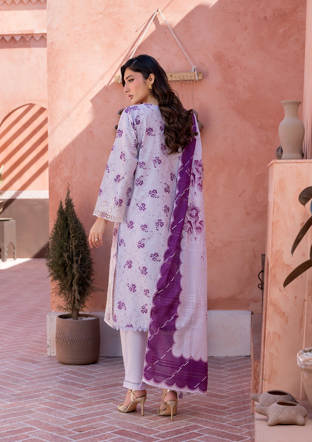 PRINTED CHICKENKARI LAWN BT006697-LPR