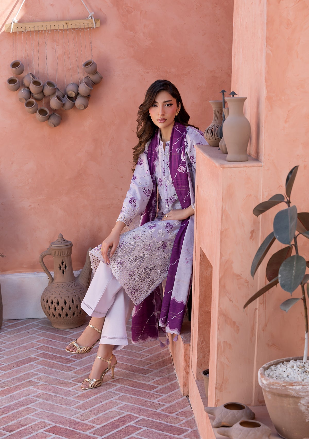 PRINTED CHICKENKARI LAWN BT006697-LPR