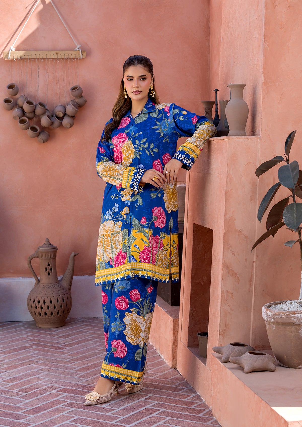 PRINTED VISCOSE LAWN BT006685-DBL