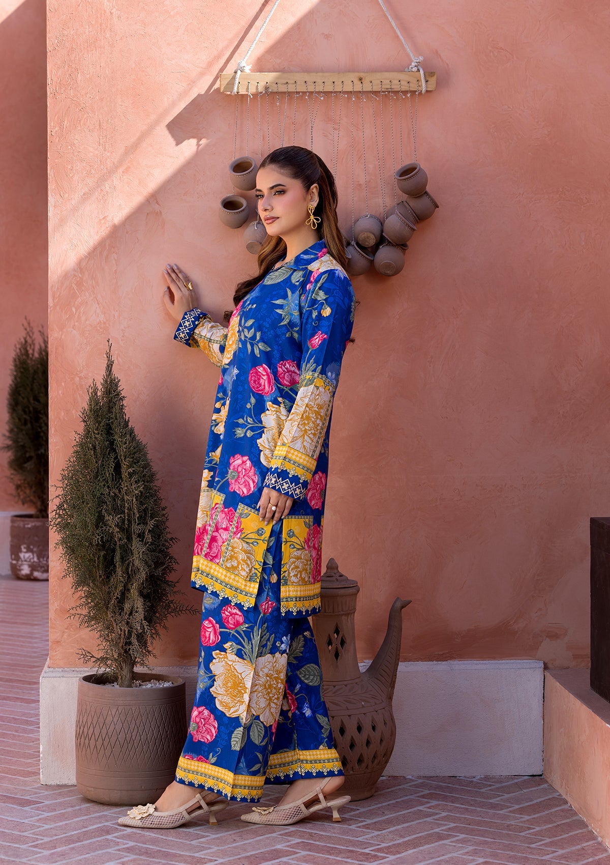 PRINTED VISCOSE LAWN BT006685-DBL