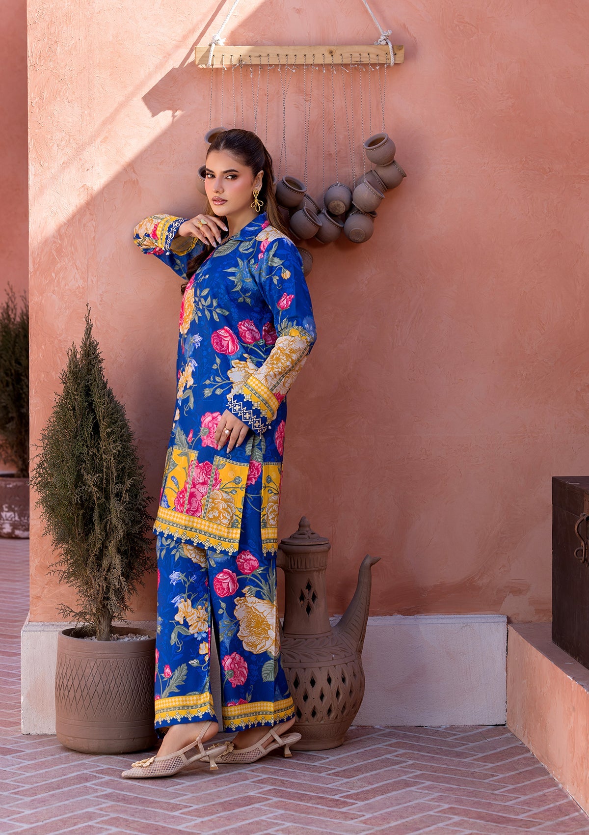 PRINTED VISCOSE LAWN BT006685-DBL