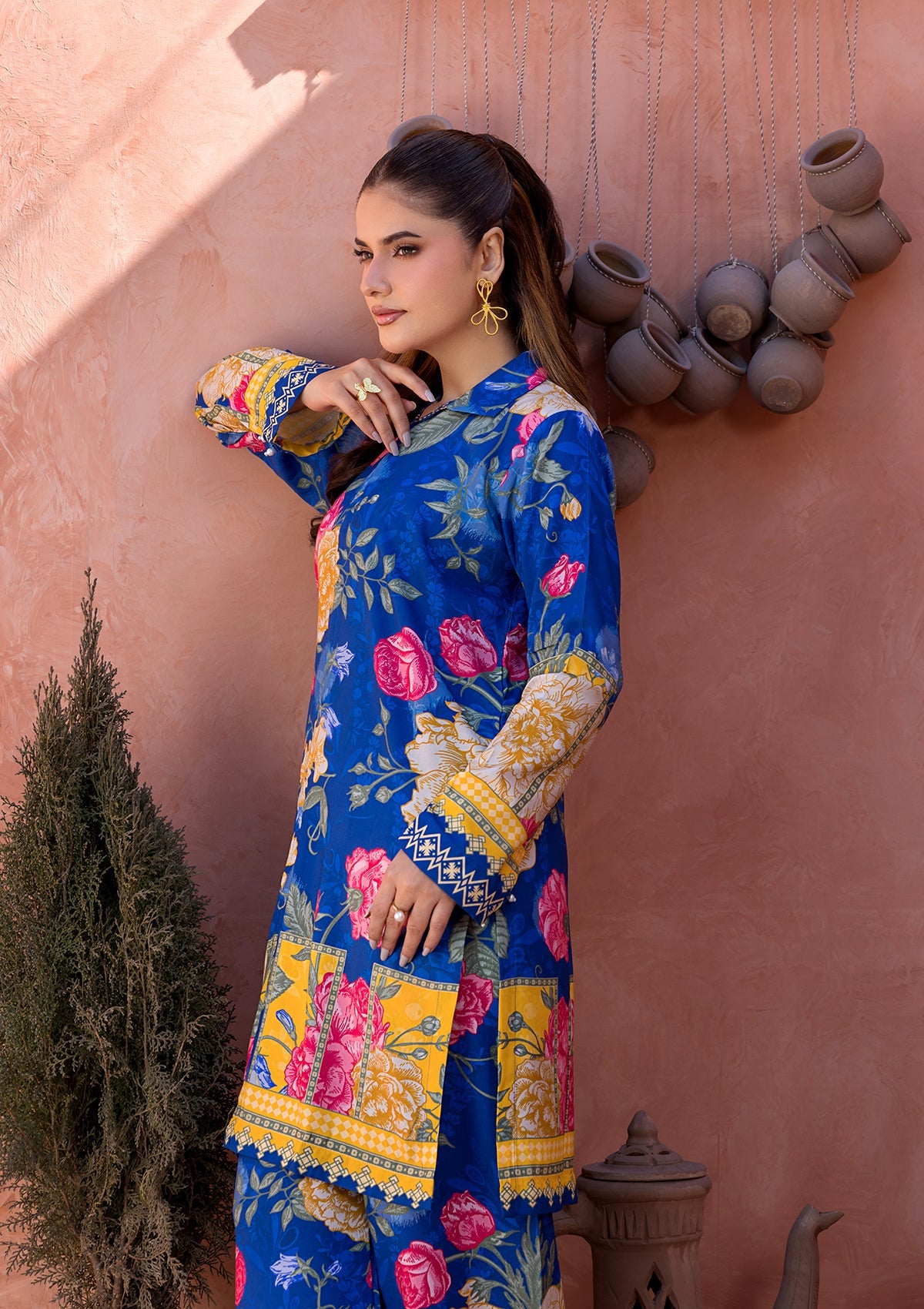 PRINTED VISCOSE LAWN BT006685-DBL
