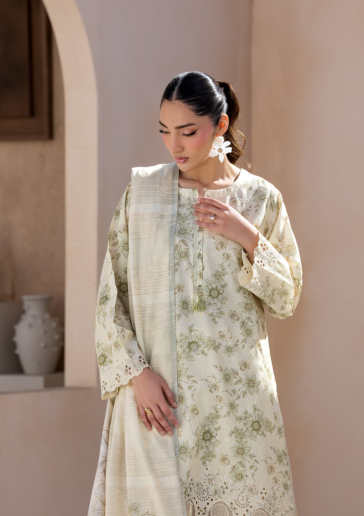 PRINTED CHICKENKARI LAWN BT6697-FWN