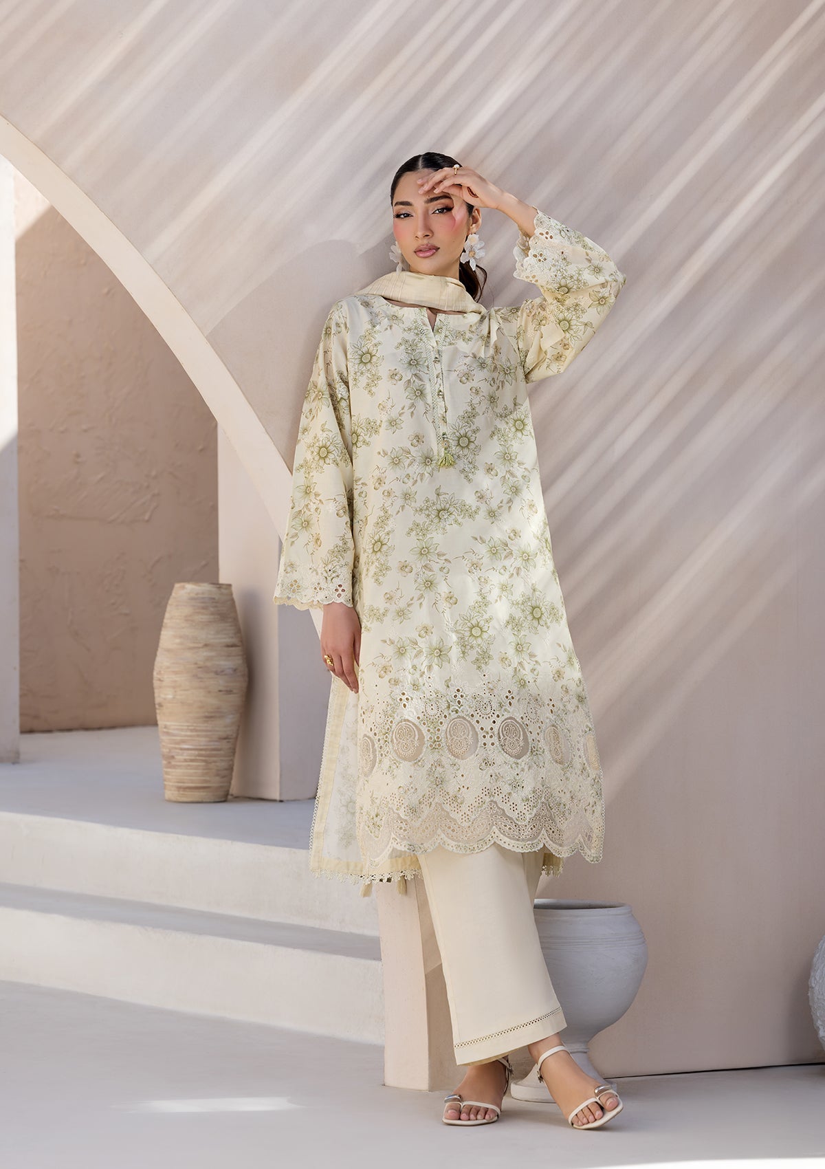 PRINTED CHICKENKARI LAWN BT6697-FWN